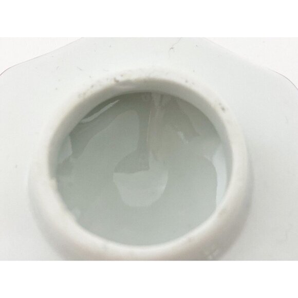 T. LIMOGE Italy Peint A La Main Dresser Vases With Lids 4” Tall Containers 2pc - Picture 12 of 12